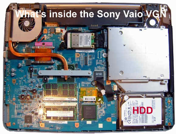 Inside the Sony Vaio VGN
